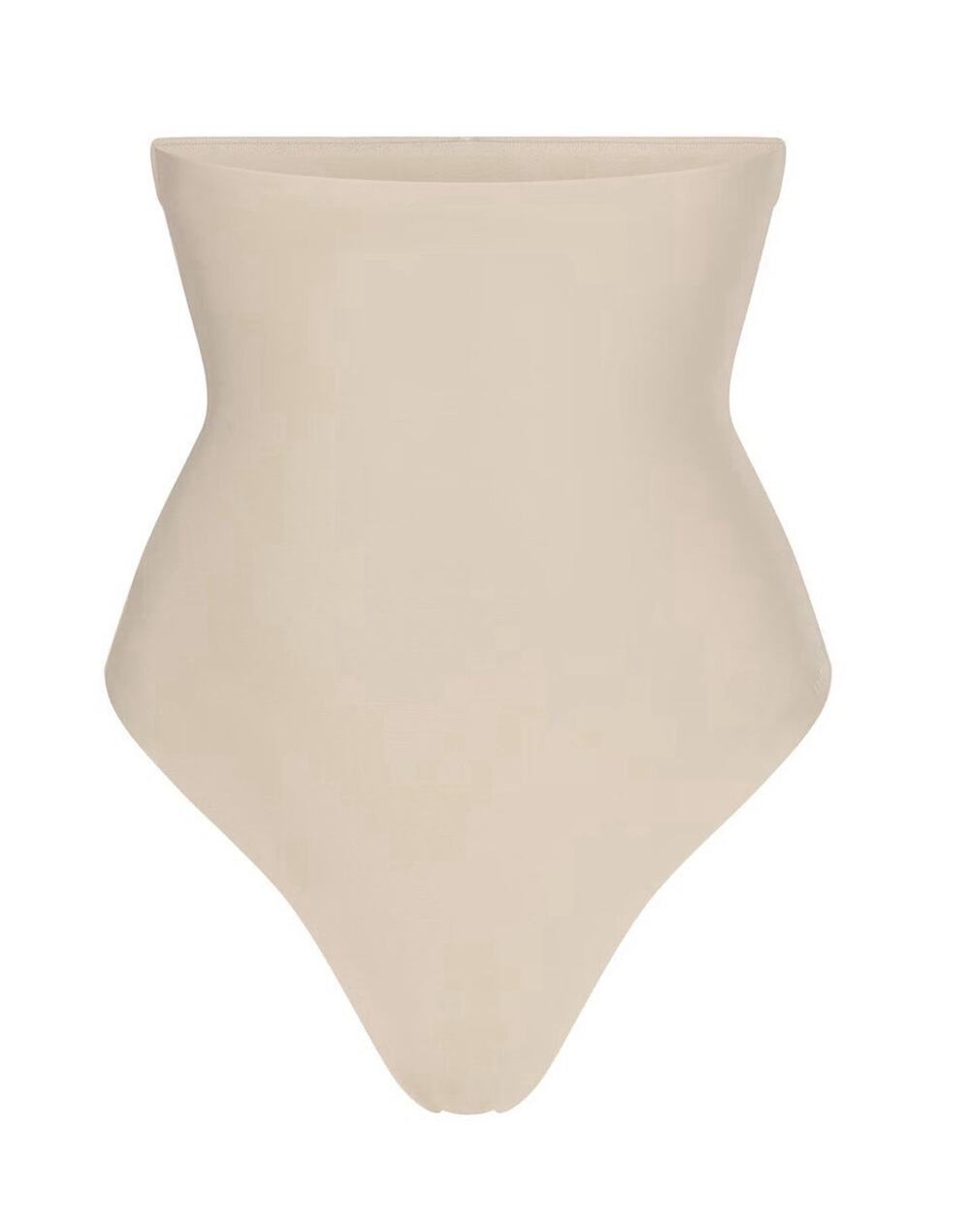SKIMS Body Seamless Core Sculpt High-Waisted Thong Size Medium Color Clay